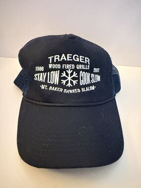 Traeger Trucker Hat Mount Baker Snowboard Banked Slalom 2017 Father’s Day Gift